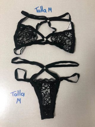 Conjunto Lencería Talla M pequeña