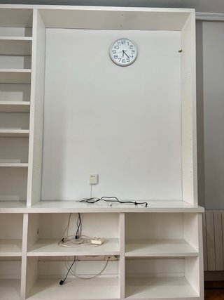 Mueble de salón blanco