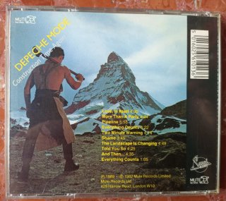 DEPECHE MODE - Construction Time Again. Cd