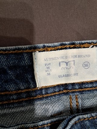 Vaqueros MD Classic Fit Talla 36 Azul Denim