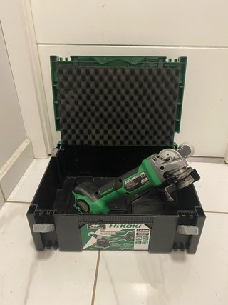 Radial Hikoki G3613DA + Caja+ mango original