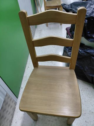 Juego 4 Sillas Madera