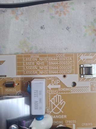 VI Placa Base y Fuente Alimentación TV Samsung 55