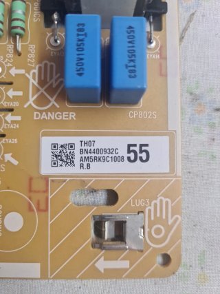 VI Placa Base y Fuente Alimentación TV Samsung 55
