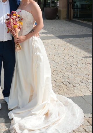 Vestido de Novia Corsé Bordado