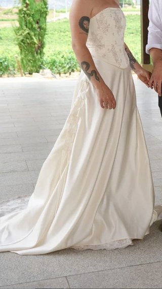 Vestido de Novia Corsé Bordado