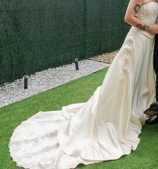 Vestido de Novia Corsé Bordado