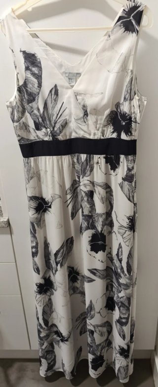 Vestido largo H&M floral
