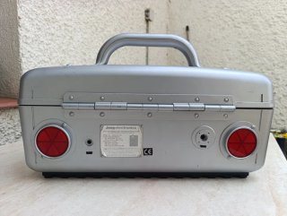 Reproductor CD Jeep Vintage Radio AM/FM Plata