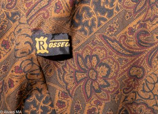 Cappotto in pelo naturale marrone taglia unica