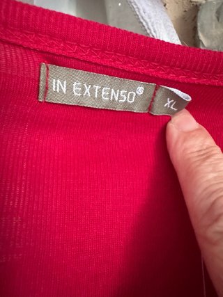 Chaqueta cardigan roja talla XL