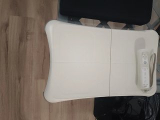 Mando Wii con funda y tabla