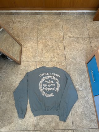 Sudadera Zara Hombre Talla S Azul Grisáceo