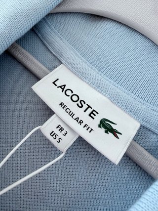 Polo Lacoste Azul Talla S original