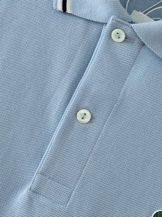 Polo Lacoste Azul Talla S original