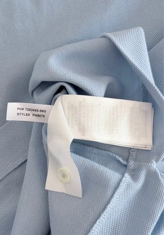 Polo Lacoste Azul Talla S original