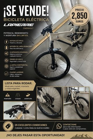 Bicicleta Eléctrica Lapierre Overvolt