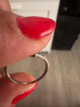 Anillo oro blanco