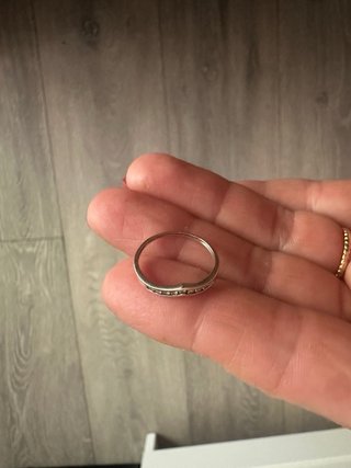 Anillo oro blanco
