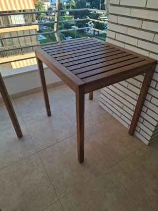 Mesa de exterior madera Ikea