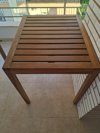 Mesa de exterior madera Ikea
