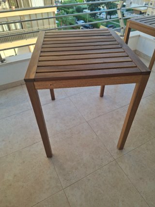 Mesa de exterior madera Ikea