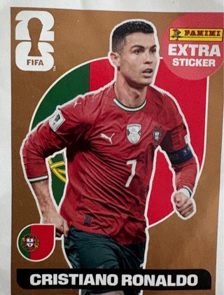 Cromo Extra Cristiano Ronaldo Panini