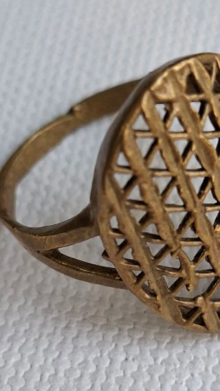 Anillo calado  siglo XIX