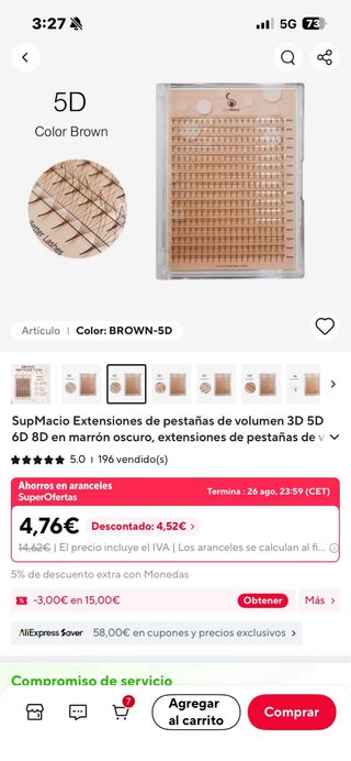 Abanicos prefabricados extensiones pestañas