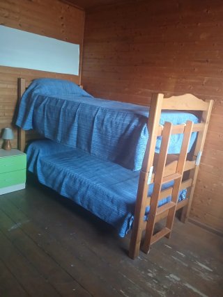 2 Camas Literas Madera Maciza + Colchones