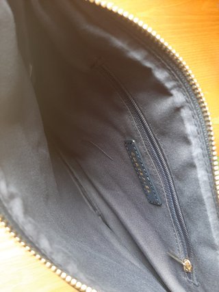 Bolso de mano a cuadros Cortefiel