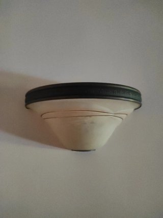 Juego de 2 Apliques de pared vidrio y metal