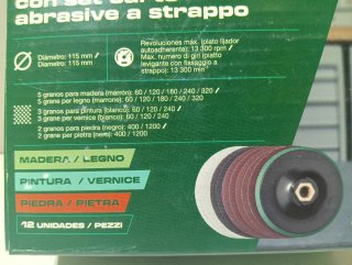 Lote 7 Cajas Discos Radial PARKSIDE Surtido