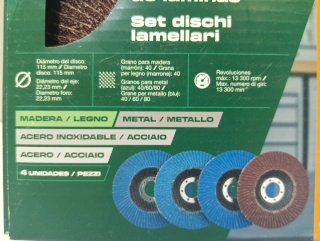 Lote 7 Cajas Discos Radial PARKSIDE Surtido