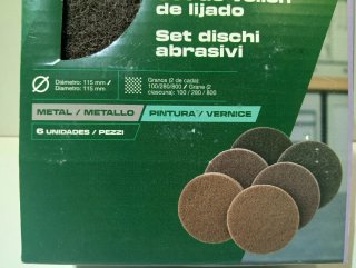 Lote 7 Cajas Discos Radial PARKSIDE Surtido