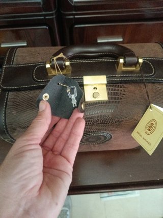 Bolso de viaje Angel Andrés Marrón