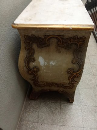 Cómoda Provenzal 3 Cajones Madera