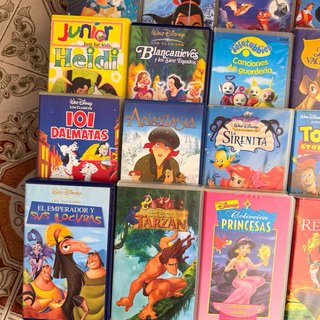 Cintas VHS Disney/Universal (Animación)
