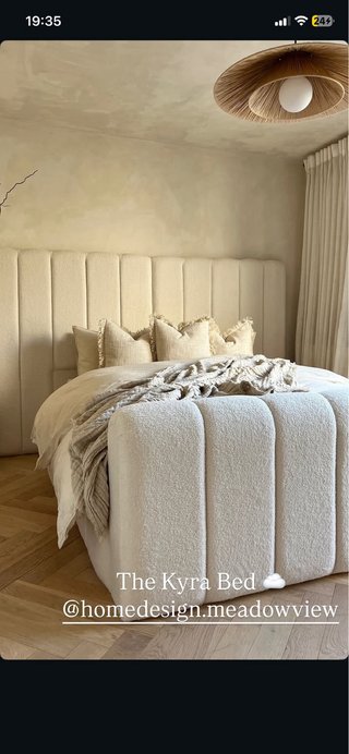Cama y cabecero a medida color a elegir