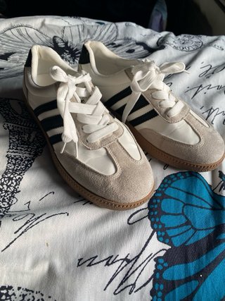 Zapatos Daresee Beige y Blanco Mujer