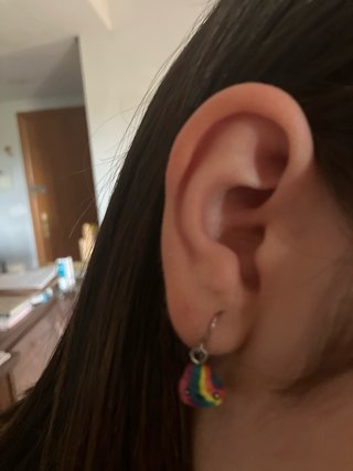 Pendientes Claire's Arcoíris y Unicornio