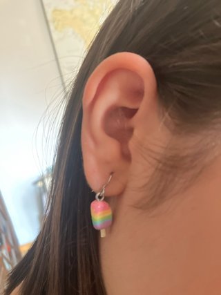 Pendientes Claire's Arcoíris y Unicornio