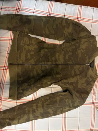 Sudadera Y2K Camuflaje Verde