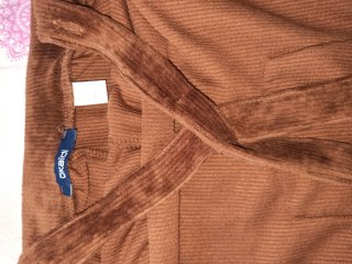 Mono pantalón enterizo niña marrón pana 12 años