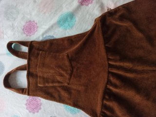 Mono pantalón enterizo niña marrón pana 12 años