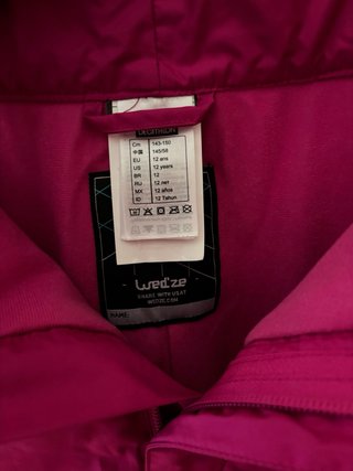 Pantalón de Nieve Rosa. Talla 12. 143-150cm