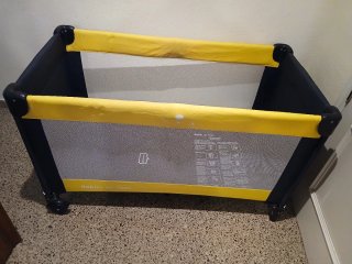 Cuna de viaje con colchón plegable