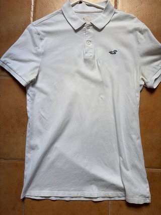 Polo Hollister Blanco