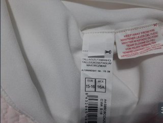 Blusa Teen Blanca talla 15/16