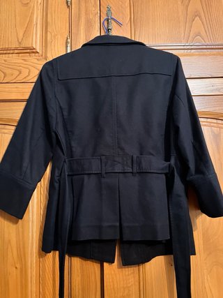 Chaqueta negra manga francesa